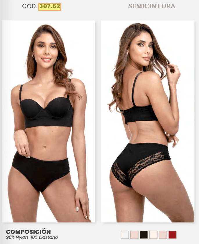 307.62 Daniela's con Encaje x3 Unidades