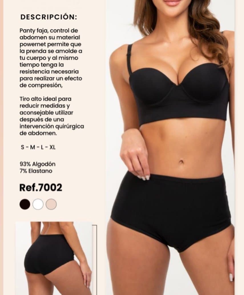 7002 Daniela’s Calzón Faja. Fuerte control con PowerNet x1 Unidad