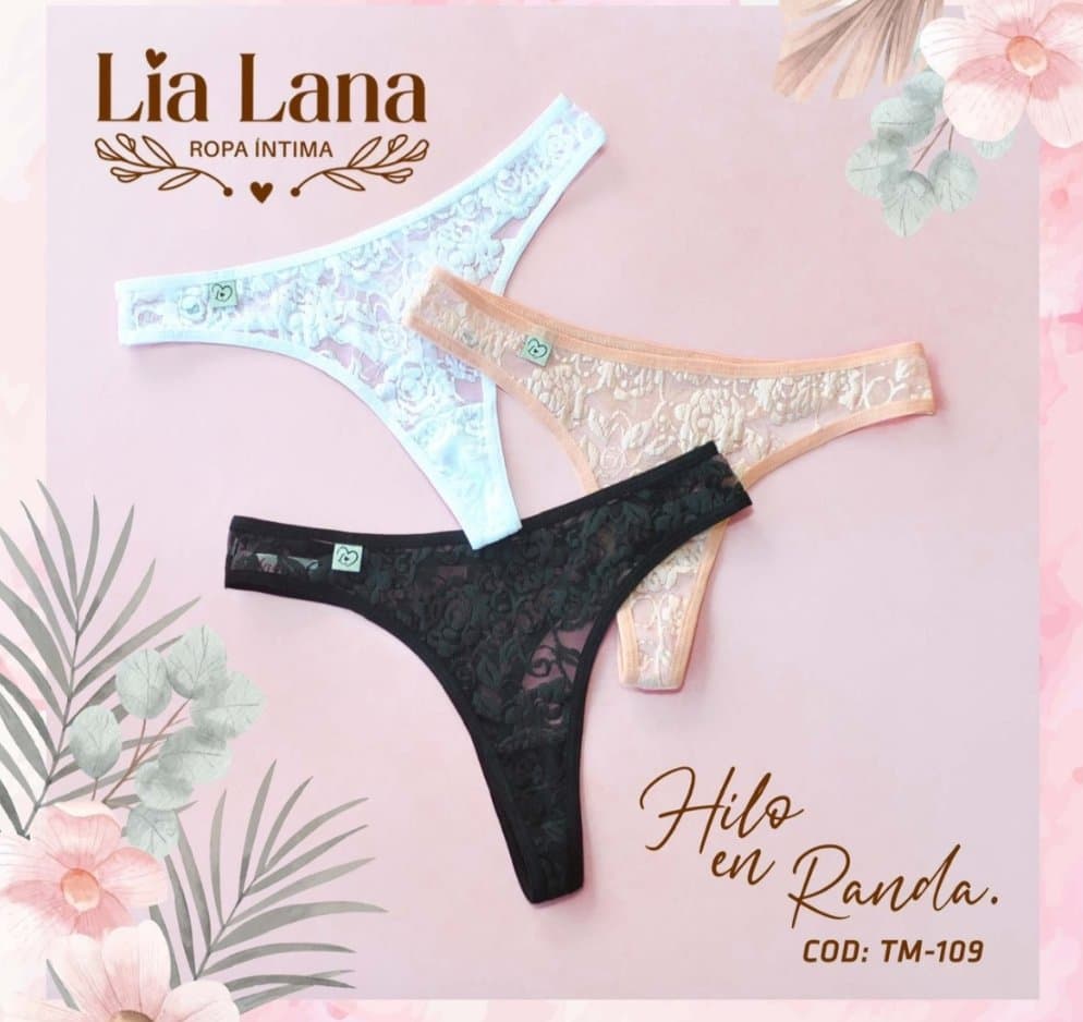 109 Lía Lana Hilo de Randa x3 Unidades