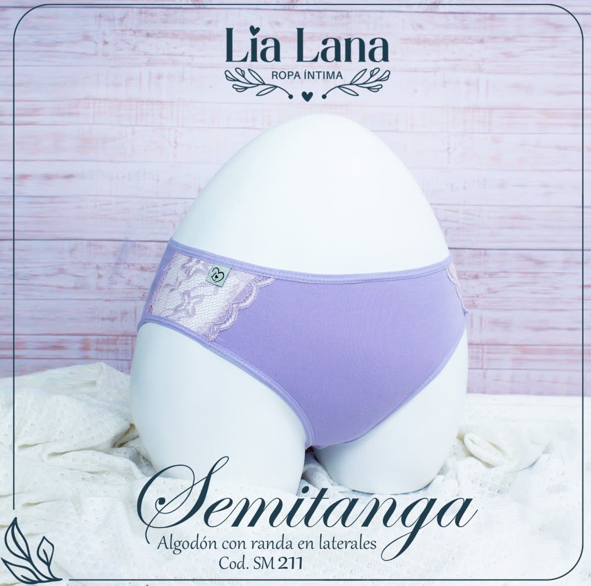 211 Lía Lana Algodón x3 Unidades