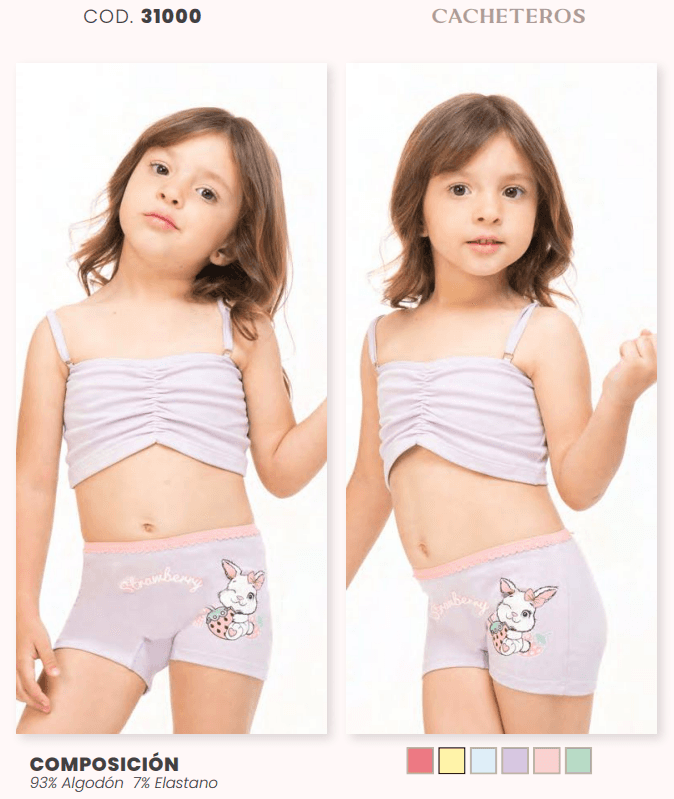 31000 Daniela’s Cachetero Niña x3 Unidades