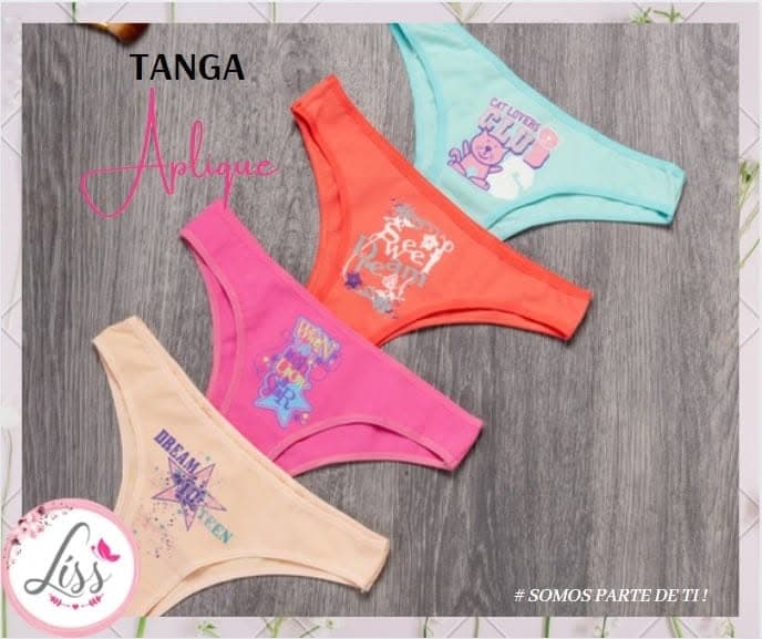 503 Liss Tanga Algodón x3 Unidades