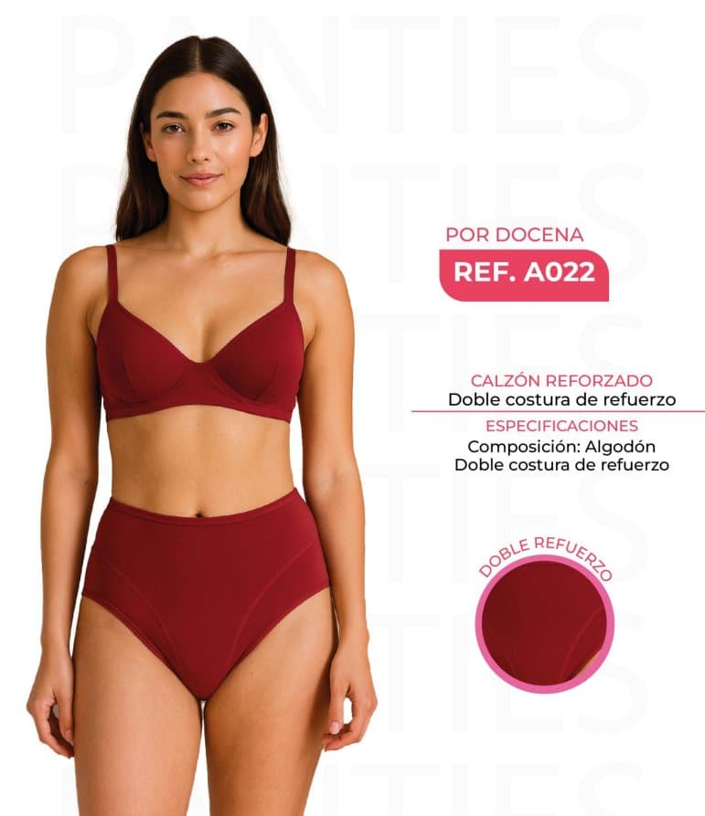 A022 Ariana Control de Abdomen Algodón x3 Unidades