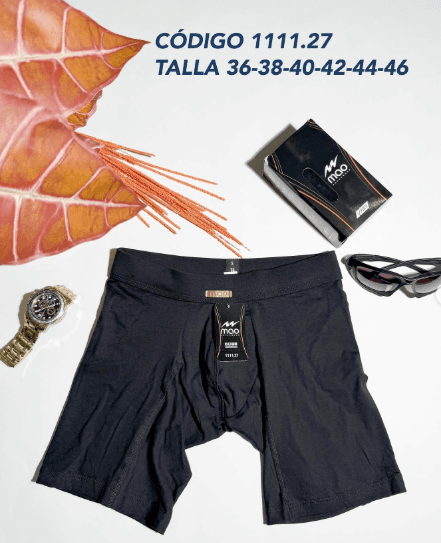 1111.27 Mao Bóxer Algodón Tallas Plus x1 Unidad
