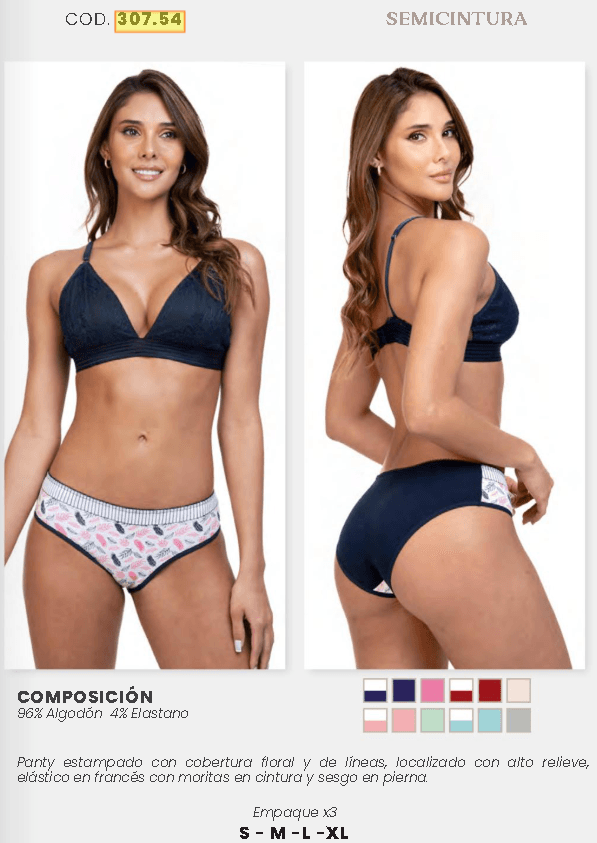 307.54 Daniela's Algodón x3 Unidades